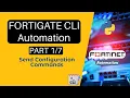 Fortigate CLI Automation Using Python Tutorial Part How to send configuration using Netmiko
