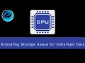 Allocating Storage Space for Initialised Data - Assembly Programming