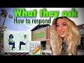 How to Respond in an interview Open ended Questions Things they will ask you