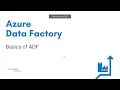 Azure Data Factory ADF Basics Creating a new ADF