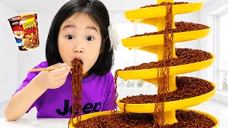 보람이와 함께 즐기는 뽀로로 짜장면 놀이: 팀워크 모험
