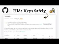 How to hide API key on GitHub Secure Code Practice