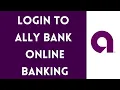 Ally Bank Online Banking Login www ally com Login