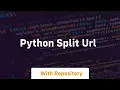 python split url