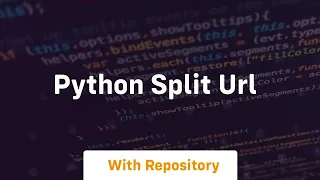 python split url