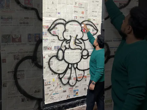 Easy and Cute Ganesha Drawing #shorts