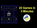 20 Games in 3 minutes using Python library AK