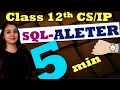 5 Minutes Series SQL - COMPLETE ALTER COMMAND Fatafat Revision 12 Lovejeet Arora