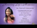 Ms Tilicia Danyelle Singleton - March 31 2021