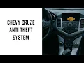 2014 Chevy Cruze Anti Theft Deterrent System
