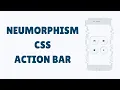 Speed Code CSS Animation Action Bar ONLY HTML CSS