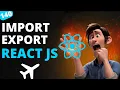 React Tutorial for beginners React Import Export In Detail MERN Stack Tutorial