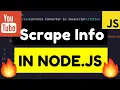 Build a Youtube Info App in Node js and Express Using Youtube Data API V3 and Yt Scraper in JS