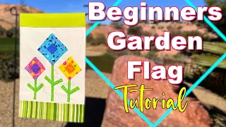 Beginners Garden Flag Tutorial The Sewing Room Channel
