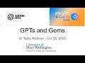 AI Tools Webinar Building Your Own GPTs and Gems - Oct 28 2025