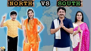 NORTH Vs SOUTH Food Eating Challenge With Family Favorite Food Aayu And Pihu Show 