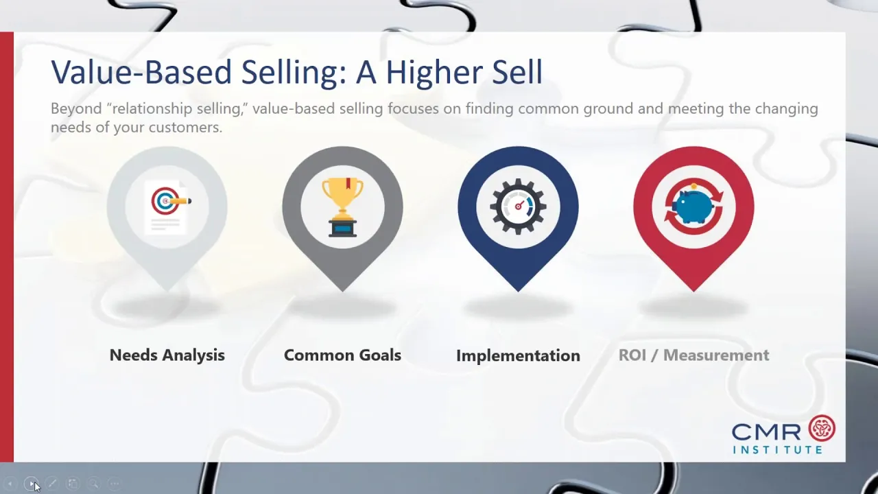 Webinar: Navigating Value Based Selling To Improve Market Share