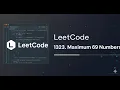 LeetCode 1323 Maximum 69 Number Easy Math Problem Solution in C