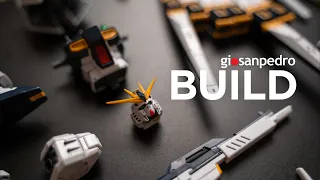 nu gundam rg a very satisfying hobby beat building a gunpla asmr 