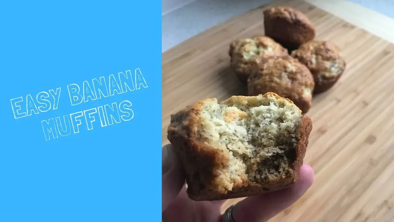 Easy Vegan Banana Muffin Recipe