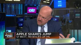 Jim Cramer Apple had a remarkable quarter buy stock if it dips