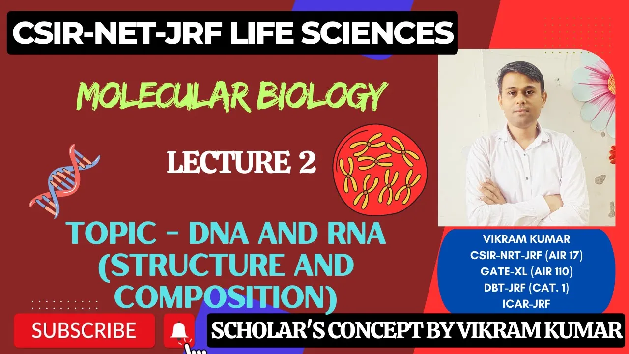 DNA and RNA (Structure and Composition) | Molecular Biology