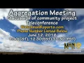 Aggregation Meeting Sunday June 12 2016 1 30 CST 2 30 EST 11 30 PST