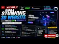 Build a Stunning 3D Website with Three js GSAP Antigravity AI