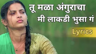 tu mala angrakha ki lakdi bhusa g lyrics ek phool marathi song lyrics tu mala anguracha