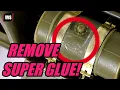 Remove super glue from a plastic scale model - VMS Glue Remove Debonder tutorial