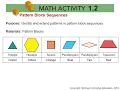 1 2 Pattern Block Sequences