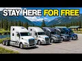 10 States Where Truckers Can Live Park and Sleep for Free in 2026 And 5 to Avoid