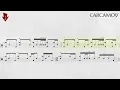 MASTODON - Oblivion / Drum Sheet / Transcribed  / Notes with Original Track