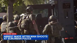 1 in custody after shots fired at cops standoff in Addison police