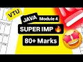 OOPS with JAVA MODULE 4 SUPER IMPORTANT BCS306A MODEL PAPER SOLUTIONS PASSING PACKAGE