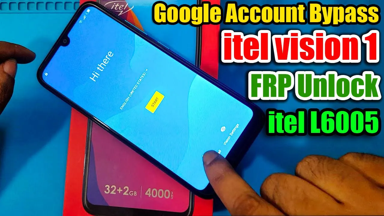 Itel Vision 1 Frp Bypass | Itel L6005 Frp Google Account Remove |