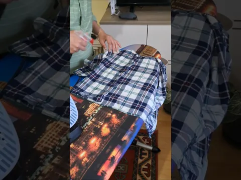 كوي البيجاما بسرعة وتنظيم 💨🧺