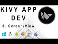 Changing page - Kivy Mobile and Desktop App Dev w Python