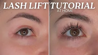 at-home lash lift tutorial amazon lash lift kit ayasal
