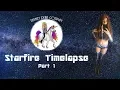 How I made my Starfire Costume - Timelapse