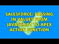 Salesforce Passing in values from javascript to apex action function