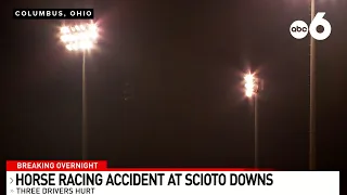 3 drivers injured during race at Scioto Downs track