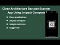 Qrcode Barcode Scanner App Using Jetpack Compose Clean Architecture Google Code Scan Api