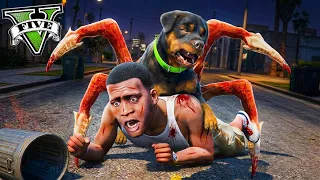 CHOP Se CONVIERTE EN UN MONSTRUO 😨 en GTA 5!