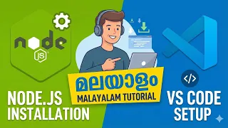 How to Install Node js VS Code JavaScript Setup Tutorial in Malayalam Beginners Guide 2025
