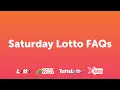 Saturday Lotto - FAQs
