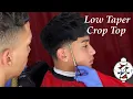 LOW TAPER W TEXTURED CROP TOP Barber Tutorial