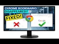 Google Chrome Bookmarks Disappeared - Google Chrome Bookmarks Bar Icons not Showing