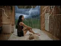 Download Lagu ⛈️Hujan deras dan petir, berkemah di tengah hujan bersama anjing saya di dalam truk🚛