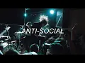 while she sleeps - ANTI-SOCIAL // lyrics